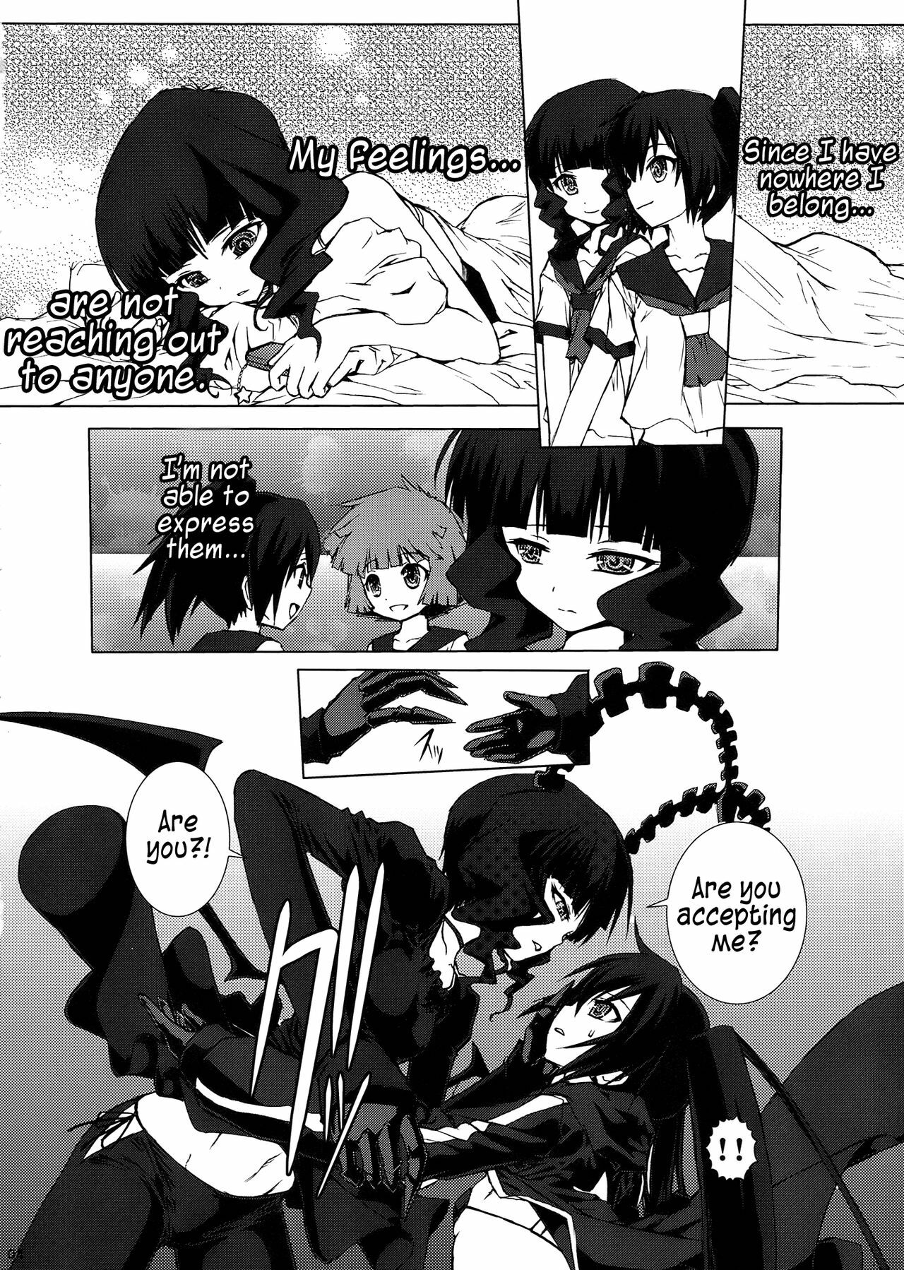 (C78) [Escargot Club (Juubaori Mashumaro)] B★RS SAND! (Black Rock Shooter) [English] =LWB= page 6 full