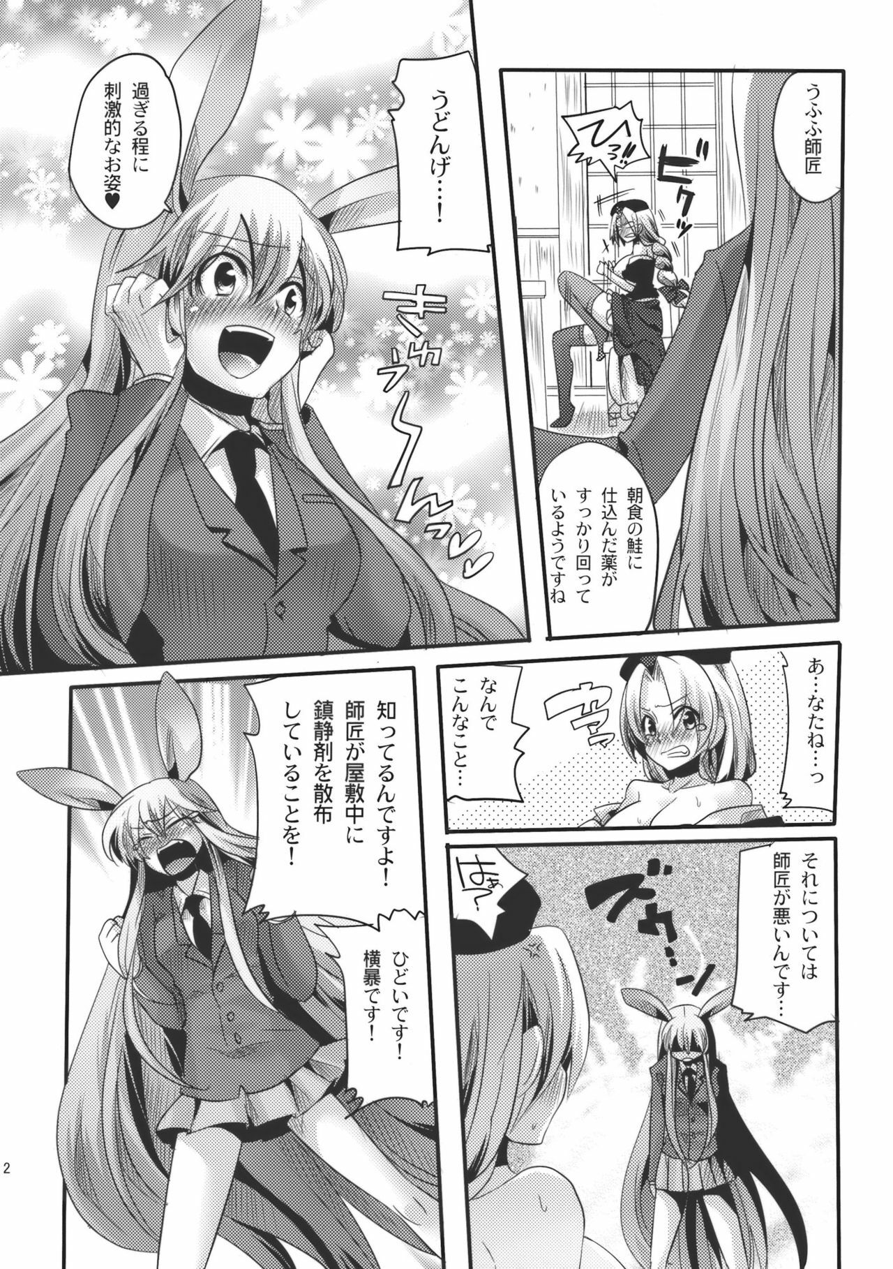 (Reitaisai SP) [DOUMOU (doumou)] Shishou ga Shikotama o Nagusami Hon (Touhou Project) page 12 full