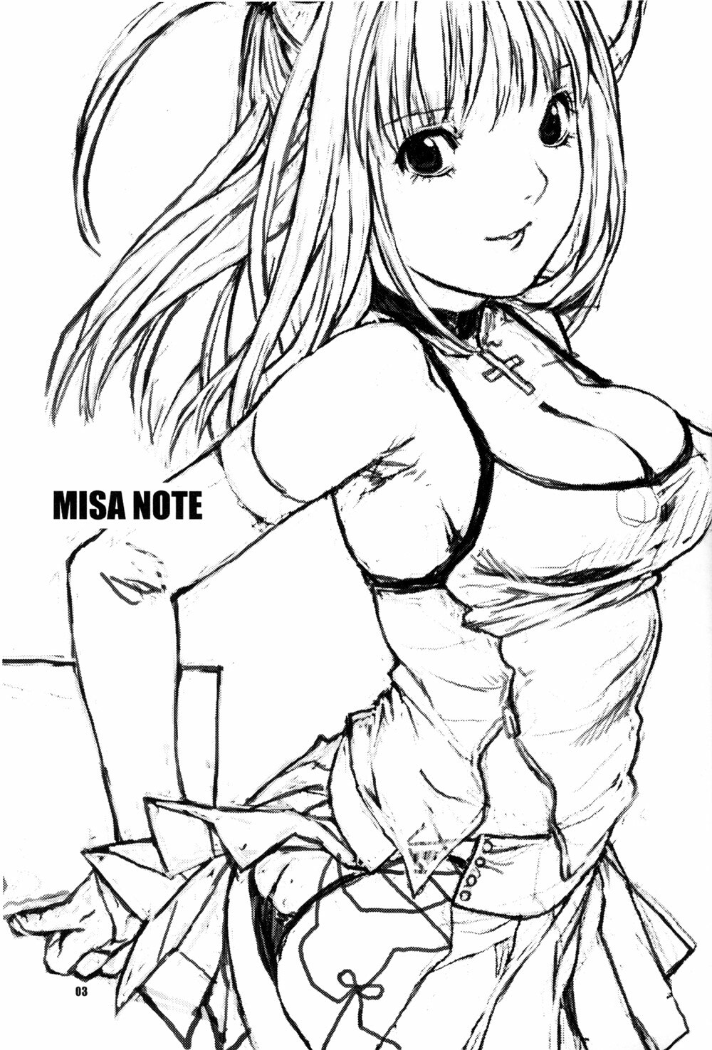 (ComiComi 7) [Nekomataya (Nekomata Naomi)] Misa Note (Death Note) [French] [Nekomataya France] page 2 full