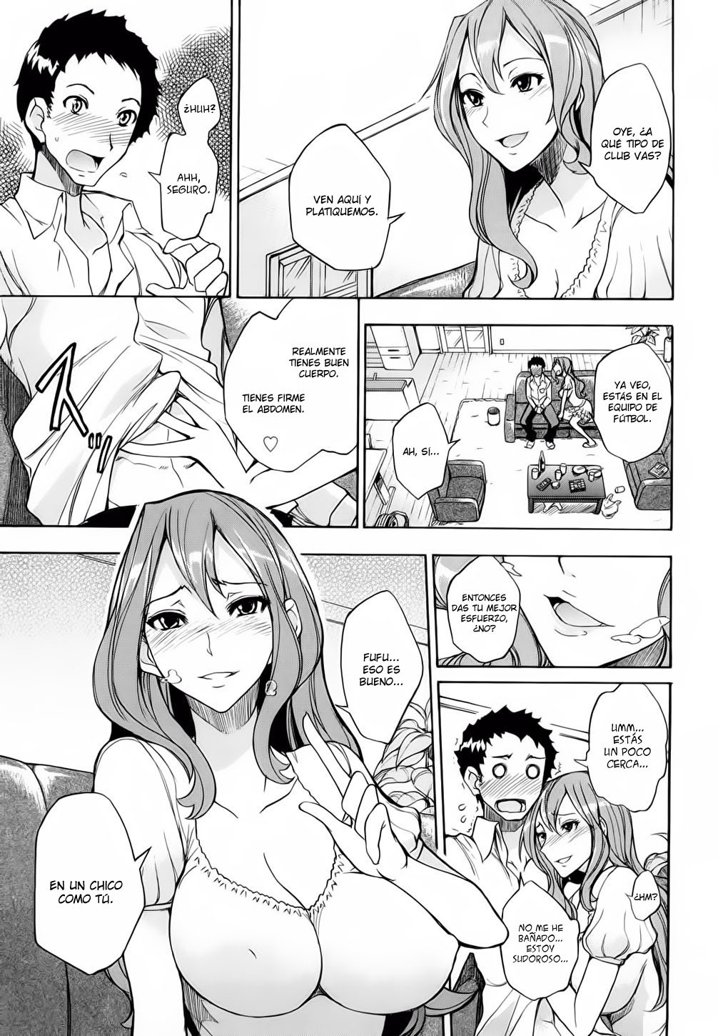 [isao] Himitsu no Yuuwaku | Secret Temptation (Ecchi Mix!!) [Spanish] [Decensored] page 9 full