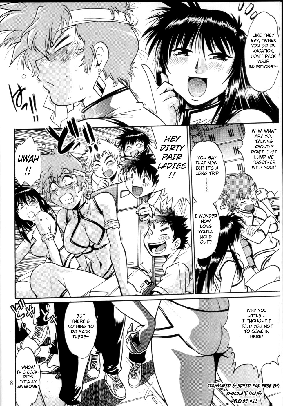 (C78) [Studio Katsudon (Manabe Jouji)] IMASARA Dirty Pair 2010 | Blast From the Past: Dirty Pair 2010 (Dirty Pair) [English] [Chocolate] page 7 full