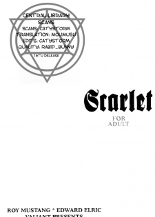 [VALIANT (Shijima Kiri)] Scarlet (Fullmetal Alchemist) [English] [Central Library] - page 2