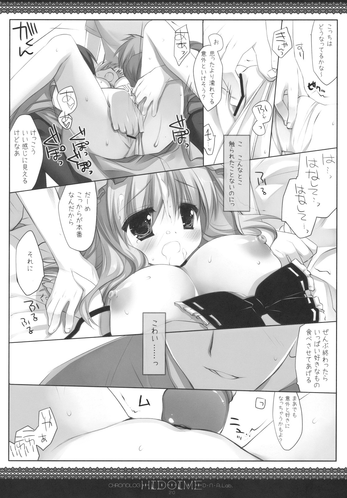 (SC48) [CHRONOLOG, D.N.A.Lab. (Sakurazawa Izumi, Miyasu Risa)] HIDOIME (Touhou Project) page 20 full