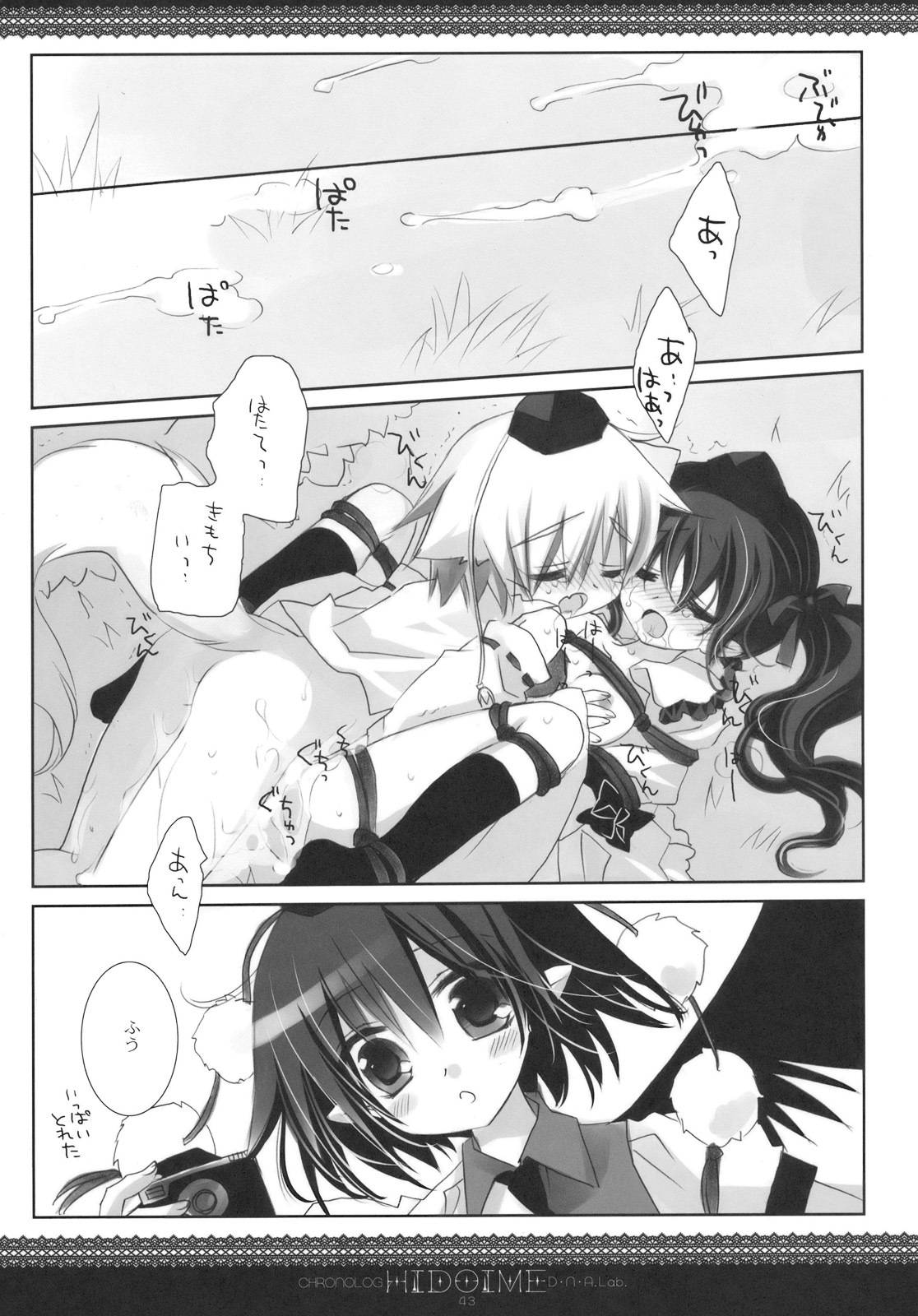 (SC48) [CHRONOLOG, D.N.A.Lab. (Sakurazawa Izumi, Miyasu Risa)] HIDOIME (Touhou Project) page 43 full