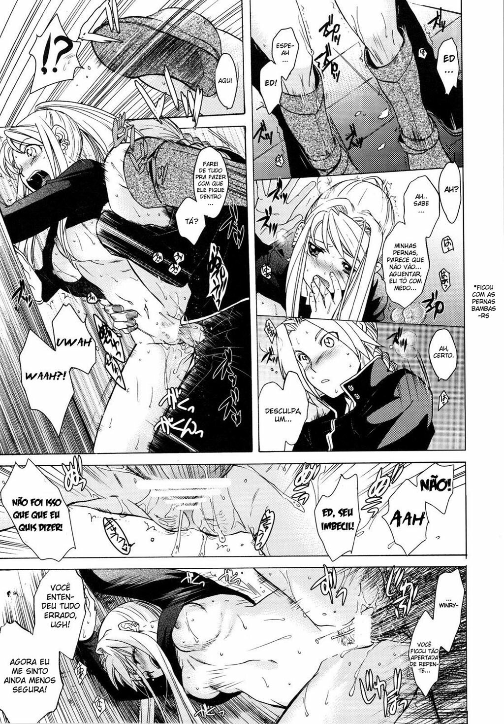 (COMIC1☆4) [Toko-ya (HEIZO, Kitoen)] ED x WIN 2 (Fullmetal Alchemist) [Portuguese-BR] [Hentai Arimasu] page 32 full