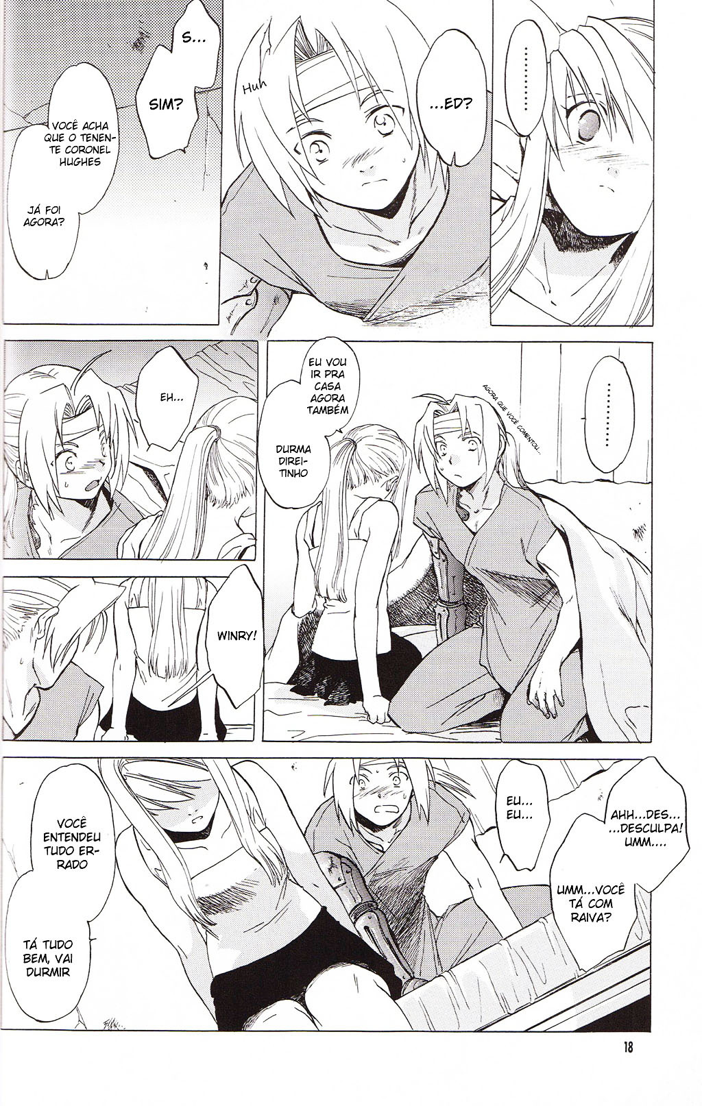 (C66) [Toko-ya (HEIZO, Kitoen)] ED x WIN (Fullmetal Alchemist) [Portuguese-BR] [Hentai Arimasu] page 16 full