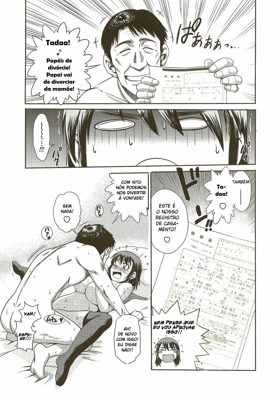 [DISTANCE] Aa Baka Oyako | Ah! Foolish Father and Daughter (HHH Triple H Melonbooks Gentei Shousasshi) [Portuguese-BR] page 7 full