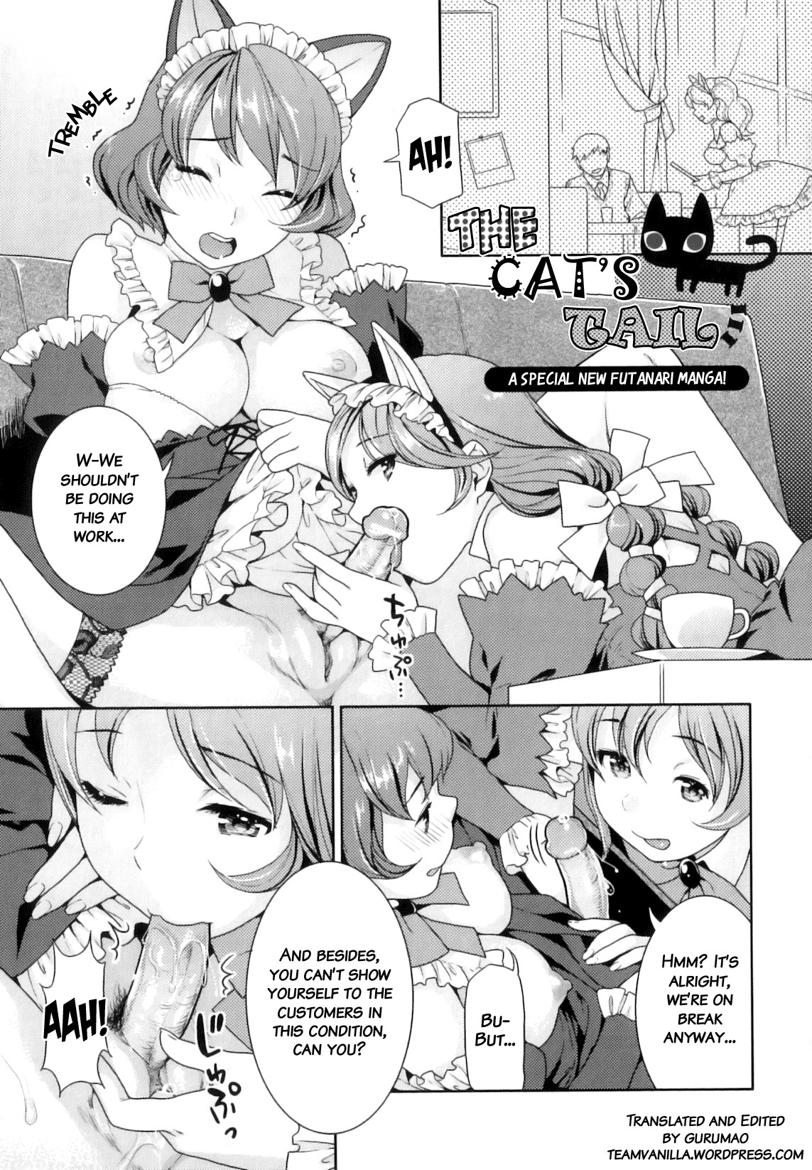 [Nekomata Naomi] Neko no Shippo | The Cat's Tail (Futanari Relations) [English] =Team Vanilla= page 1 full