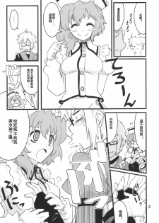 (Reitaisai 7) [Fujiiro Sabou (Fujii Jun)] Happy Trigger (Touhou Project) [Chinese] [喵玉漢化組] - page 9