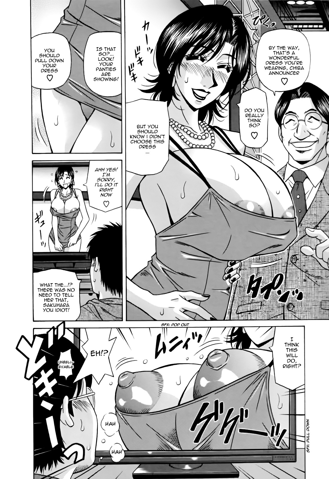 [Ozaki Akira] Hitoduma Bakunyuu Announcer Yuriko-san 1 [English] [Nemui] page 32 full