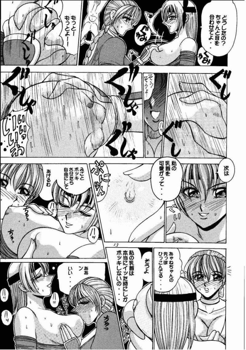 (C58) [Date wa Gorgeous ni (Ponzu)] Kasumi Higyaku no Oppai-hen (Dead or Alive) page 13 full