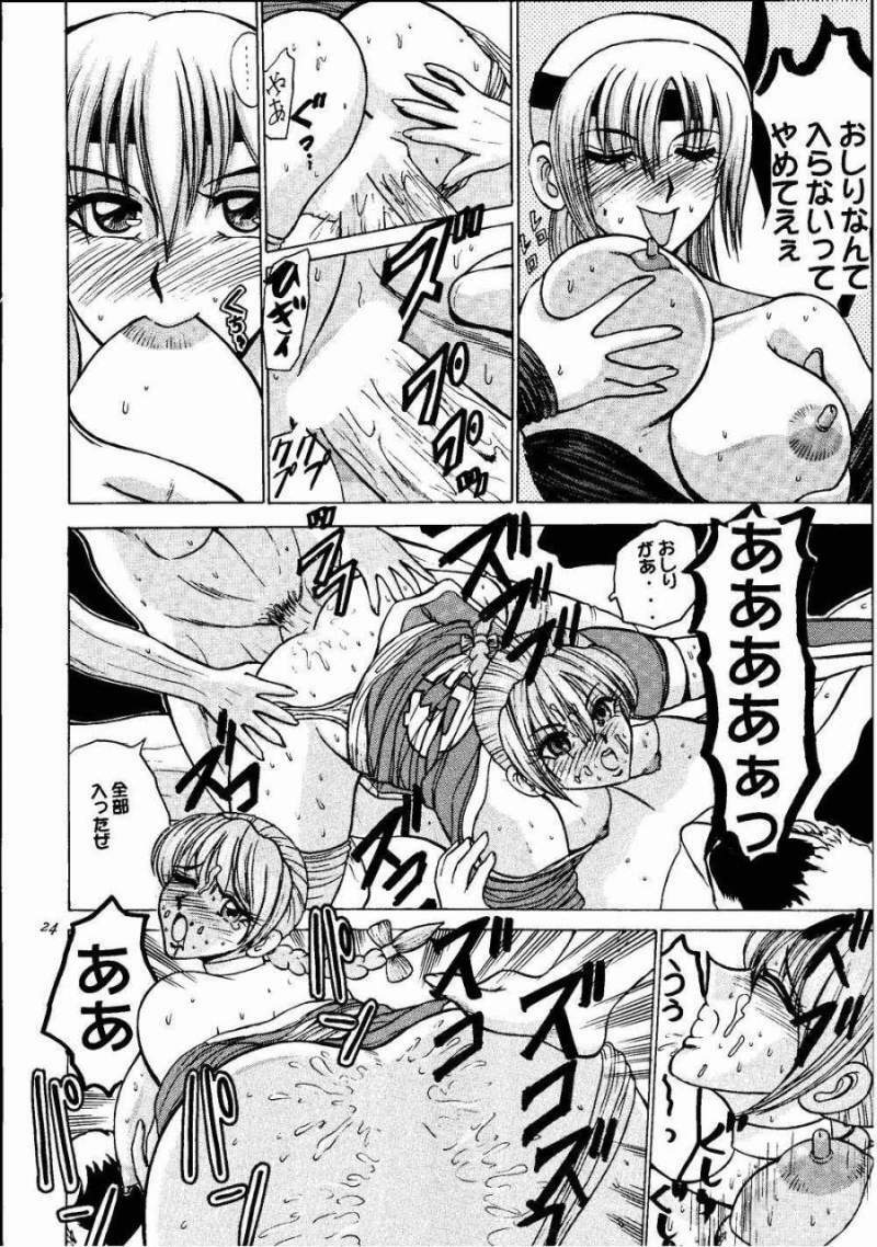 (C58) [Date wa Gorgeous ni (Ponzu)] Kasumi Higyaku no Oppai-hen (Dead or Alive) page 24 full