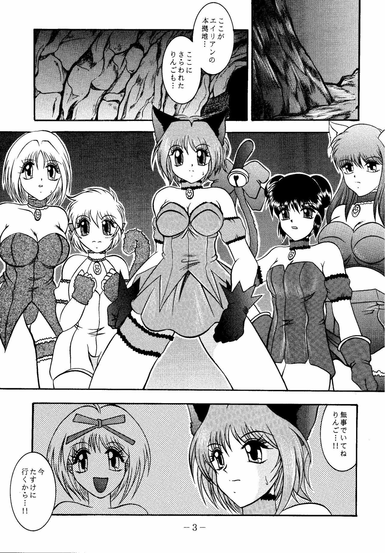 (SC19) [Studio Kyawn (Murakami Masaki, Sakaki Shigeru)] RIBBON APPLE POPS (Tokyo Mew Mew) page 3 full