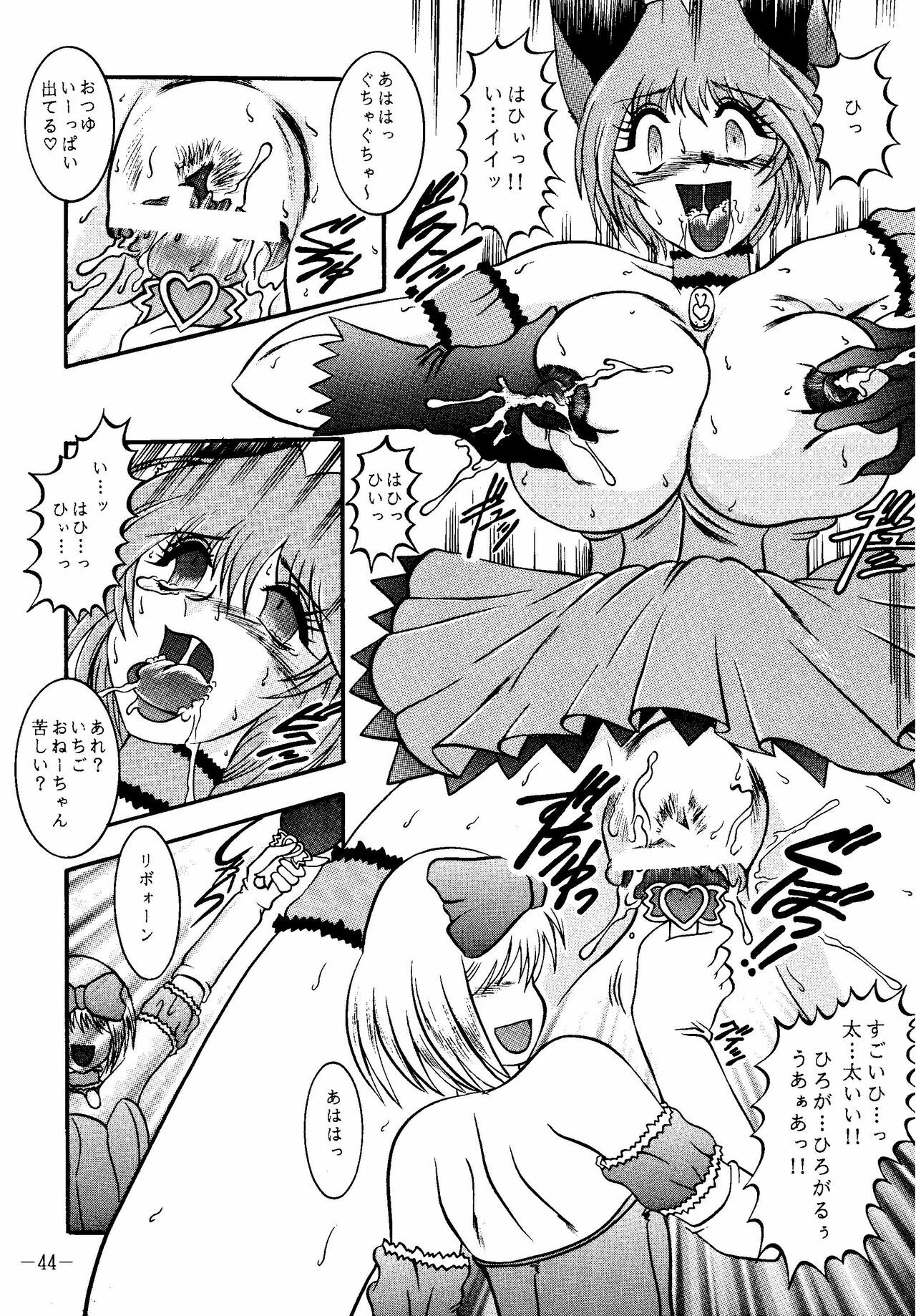 (SC19) [Studio Kyawn (Murakami Masaki, Sakaki Shigeru)] RIBBON APPLE POPS (Tokyo Mew Mew) page 44 full