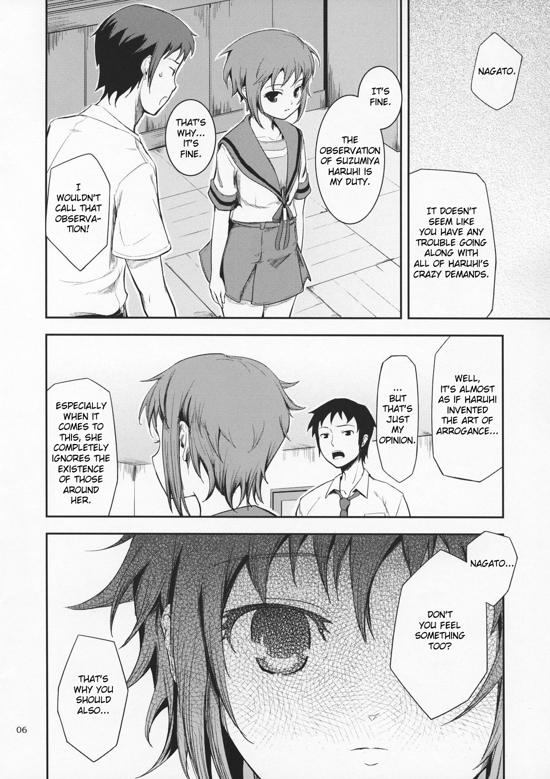 (C72) [Wechselhaft (Kima-gray)] Secret Eyes - She said ''So...'' (The Melancholy of Haruhi Suzumiya) [English] [redCoMet] page 6 full