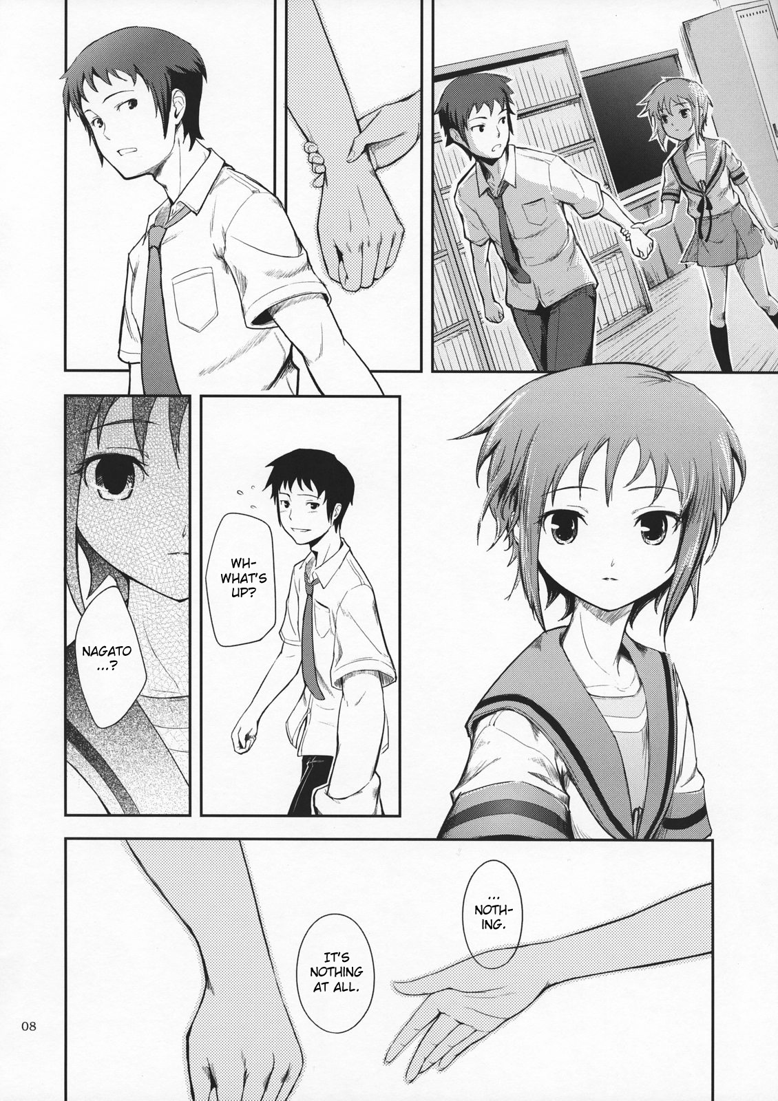 (C72) [Wechselhaft (Kima-gray)] Secret Eyes - She said ''So...'' (The Melancholy of Haruhi Suzumiya) [English] [redCoMet] page 8 full