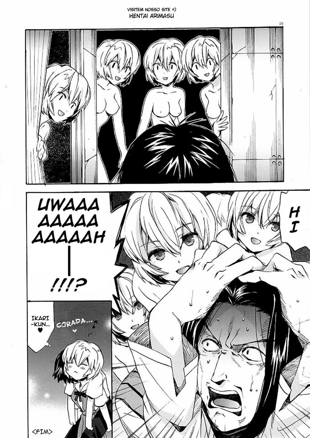 (COMIC1☆4) [Aihara Otome (Nyoriko)] Ayanami House e Youkoso (Neon Genesis Evangelion) [Portuguese-BR] [Hentai Arimasu] page 27 full