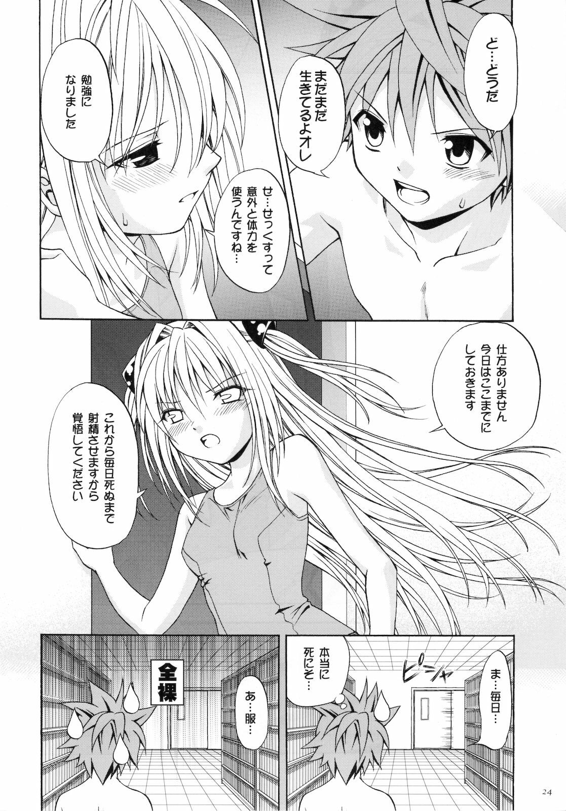 (COMIC1☆2) [Studio Wallaby (Shizaki Masayuki)] Ecchii no wa Suki Desu ka? (To LOVE-Ru) page 24 full