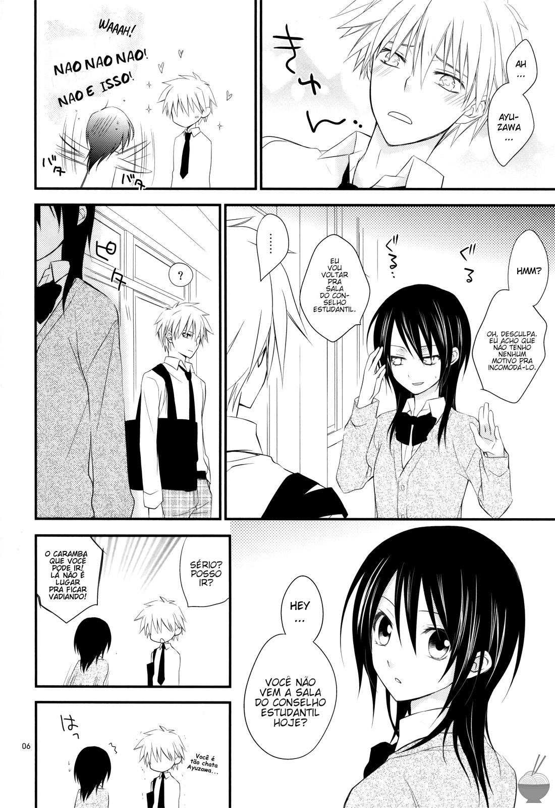 [m.s.t. (Nanami Yasuna)] Ice and Bloomy Day (Kaichou wa Maid-Sama!) [Portuguese-BR] page 7 full