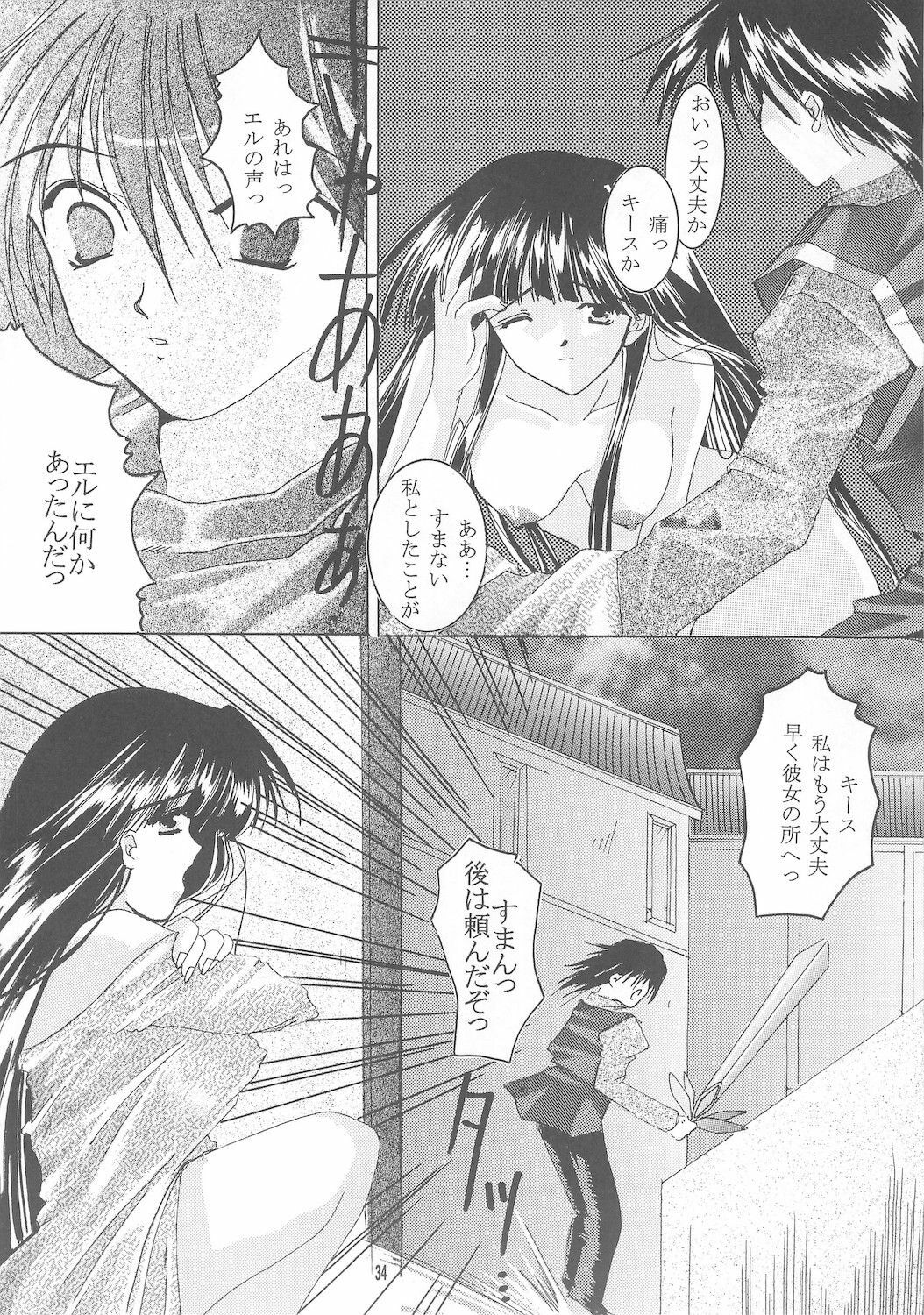 (Mimiket) [Nettaigyo Club (YoZi, Tako)] Rhapsody (Romance wa Tsurugi no Kagayaki II) page 34 full