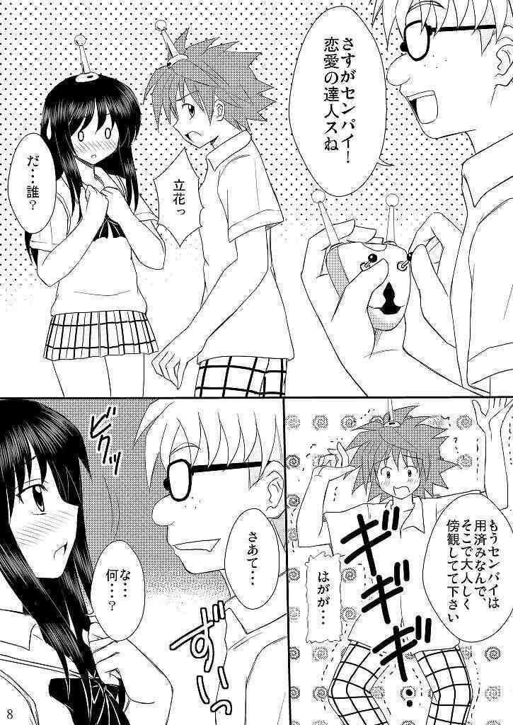 (C75) [Asanoya (Kittsu, Amaniji)] Seitai Seigyo Antenna de Asondemiyou (To LOVE-Ru) page 7 full