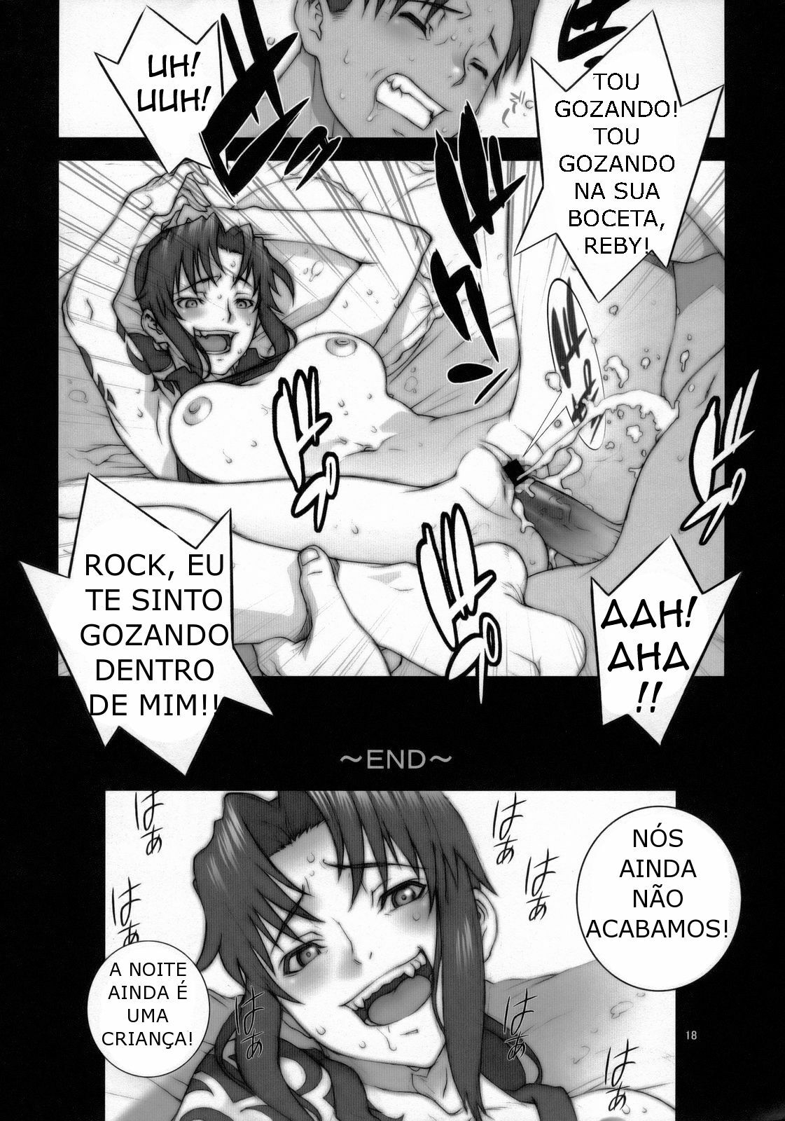 (C74) [P-collection (Motchie, Nori-haru)] PINK LAGOON EX (Black Lagoon) [Portuguese-BR] [Burter96] page 18 full