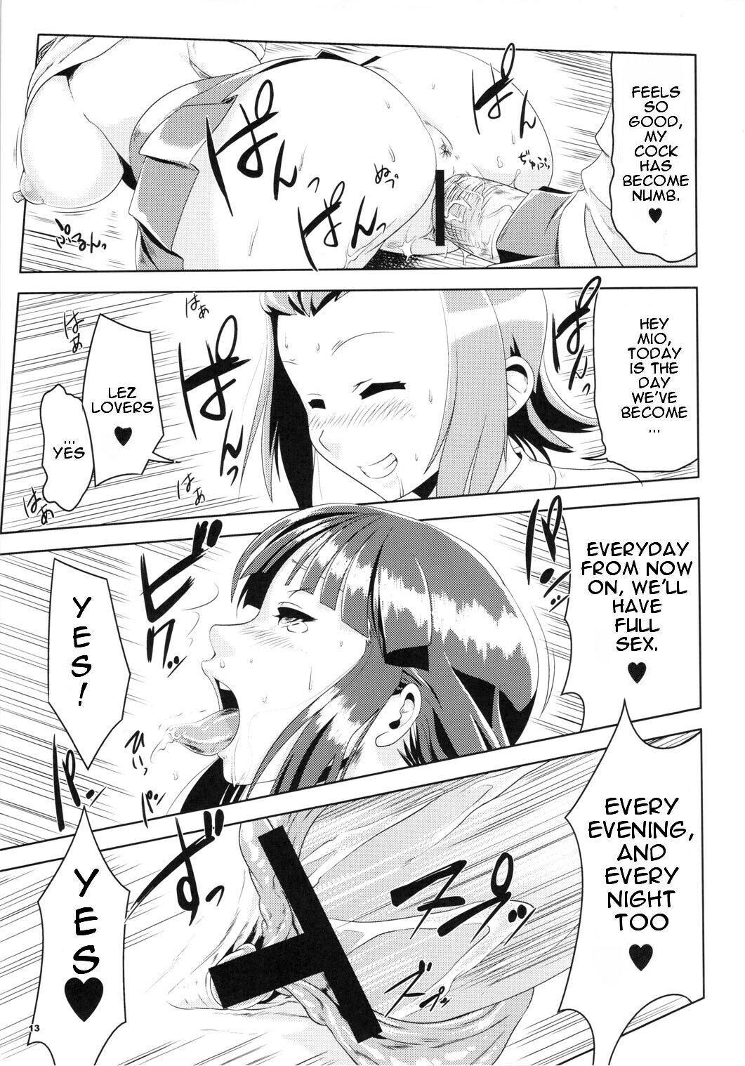 (C78) [Man Chin Low (COSiNE)] K-ON Drill Futanari! (K-ON!) [English] {doujin-moe} page 12 full