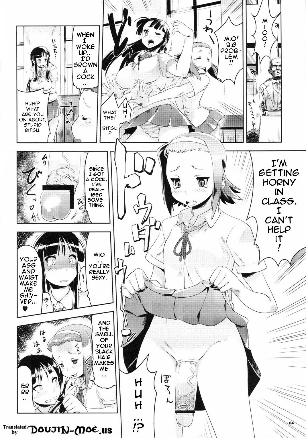 (C78) [Man Chin Low (COSiNE)] K-ON Drill Futanari! (K-ON!) [English] {doujin-moe} page 3 full