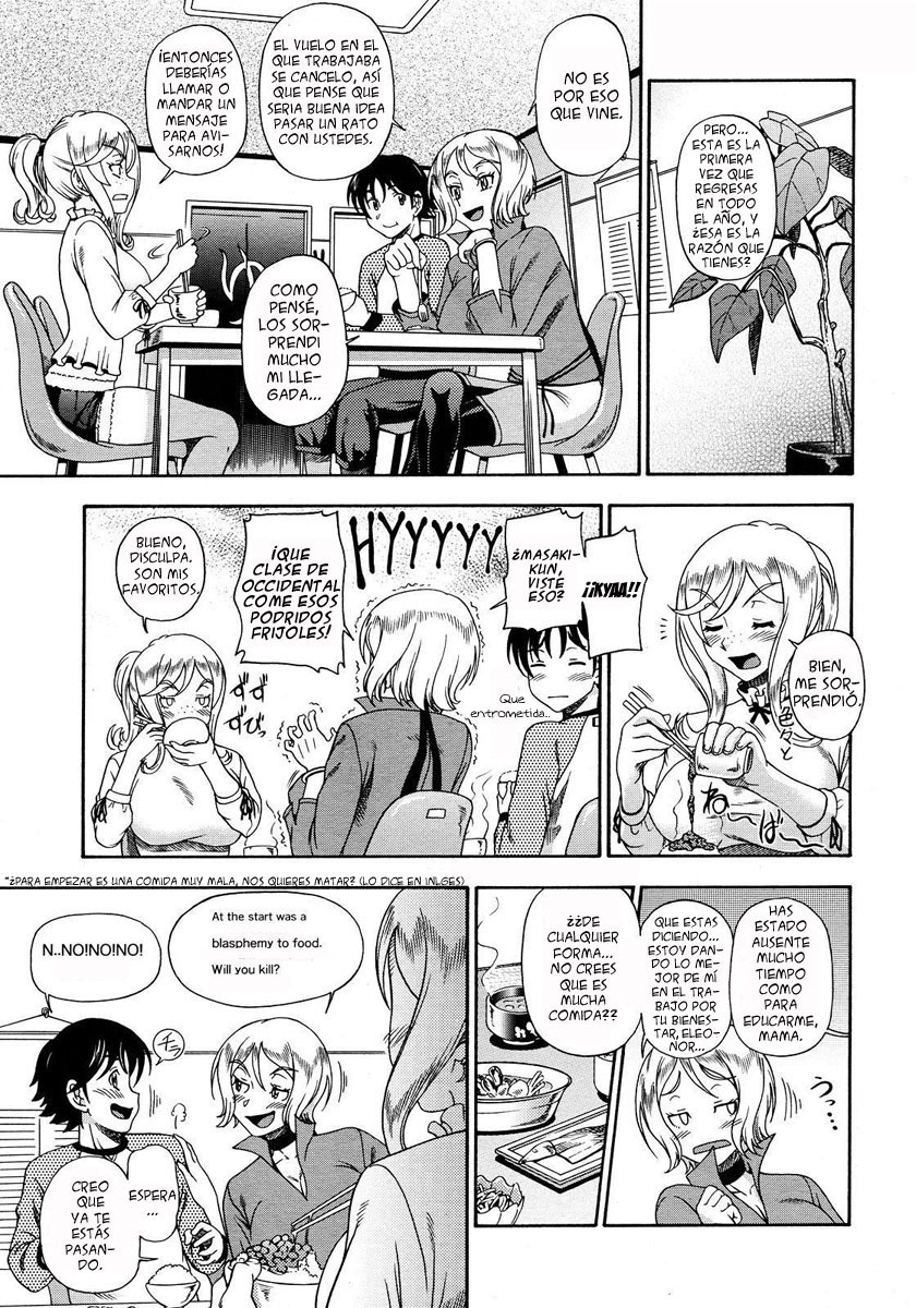 [Fukudahda] Honey Blonde Ch. 1-5 [Spanish] [Olympos no Fansub + Ero-Team] page 49 full