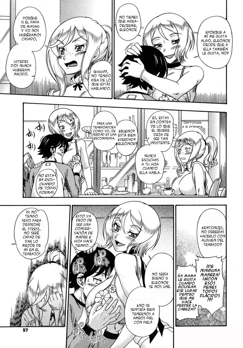 [Fukudahda] Honey Blonde Ch. 1-5 [Spanish] [Olympos no Fansub + Ero-Team] page 51 full