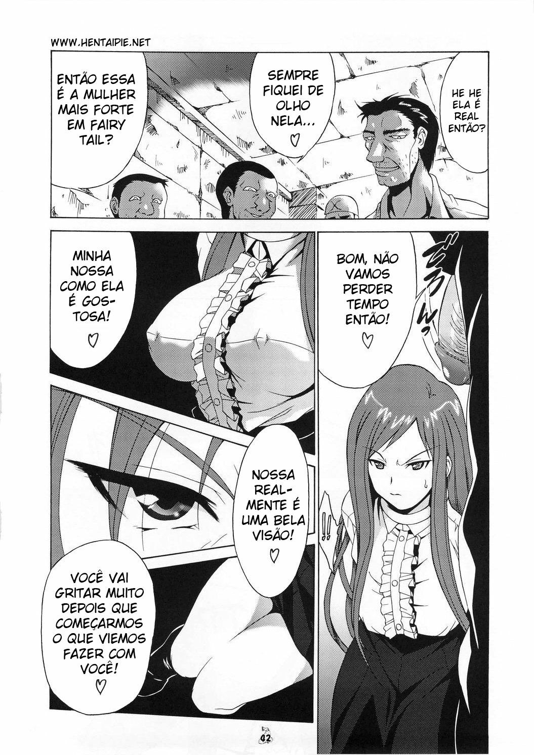 (C73) [Tsurikichi Doumei (Shiomi Yuusuke)] Shuukan Seinen Magazine (Fairy Tail) [Portuguese-BR] [hentaipie.net] [Incomplete] page 5 full