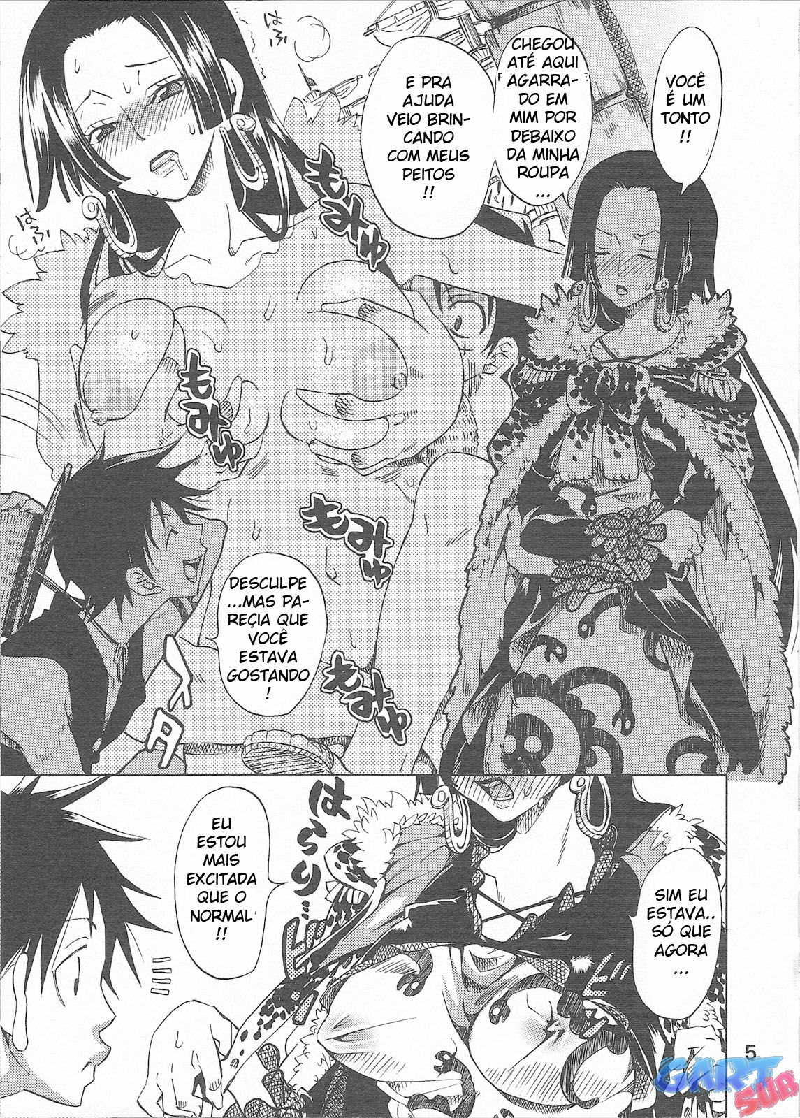 [Kurione-sha (YU-RI)] Hebihime-sama Goranshin desu! 2 (ONE PIECE) [Portuguese-BR] [HentaiPie] page 5 full