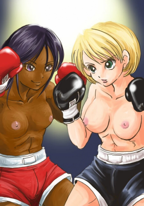 Girl vs Girl Boxing Match 3 by Taiji [CATFIGHT]