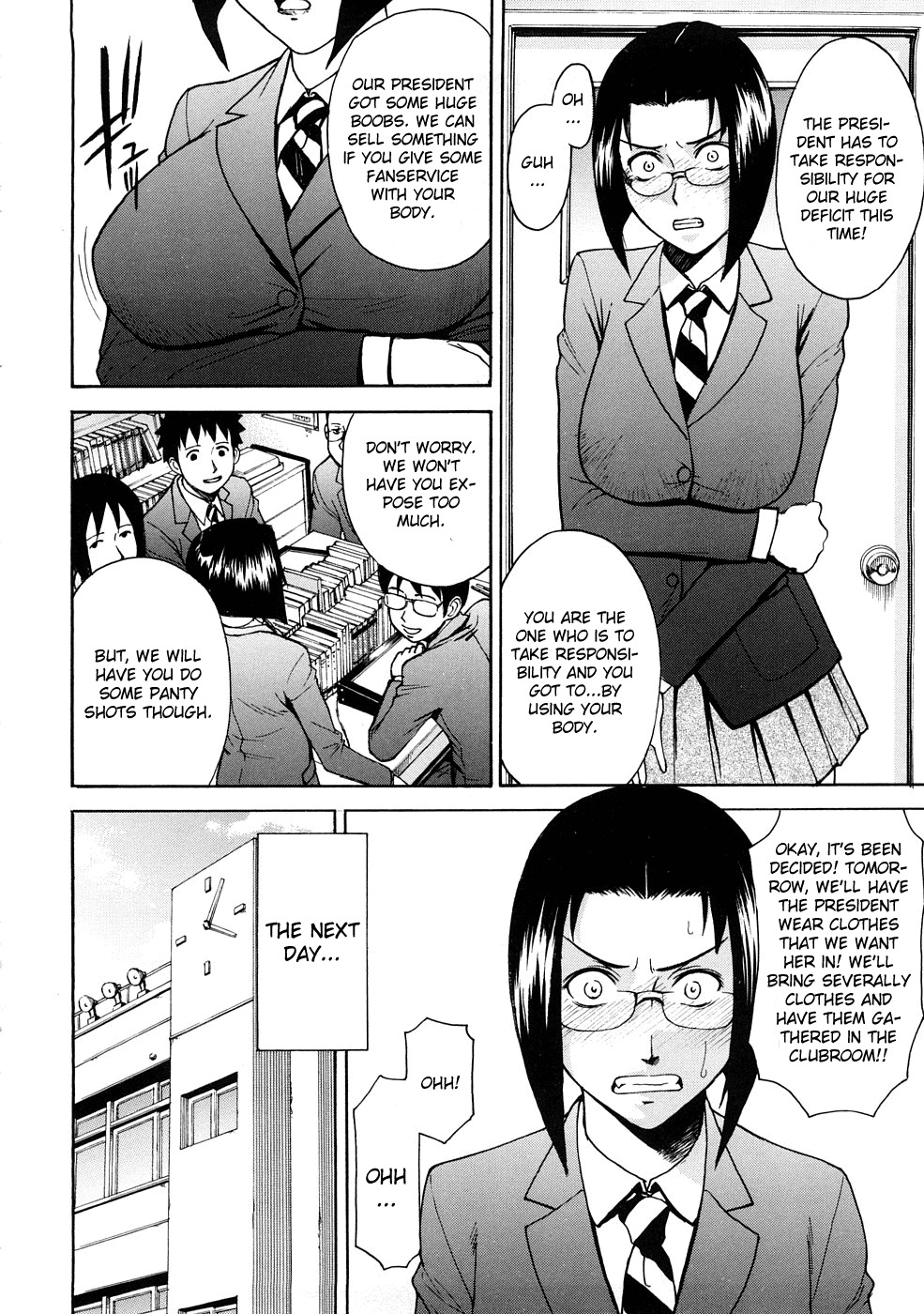 [Inomaru] Minna no Buchou | Everyone's President (Hazukashime) [English] [One of a Kind Productions] page 4 full