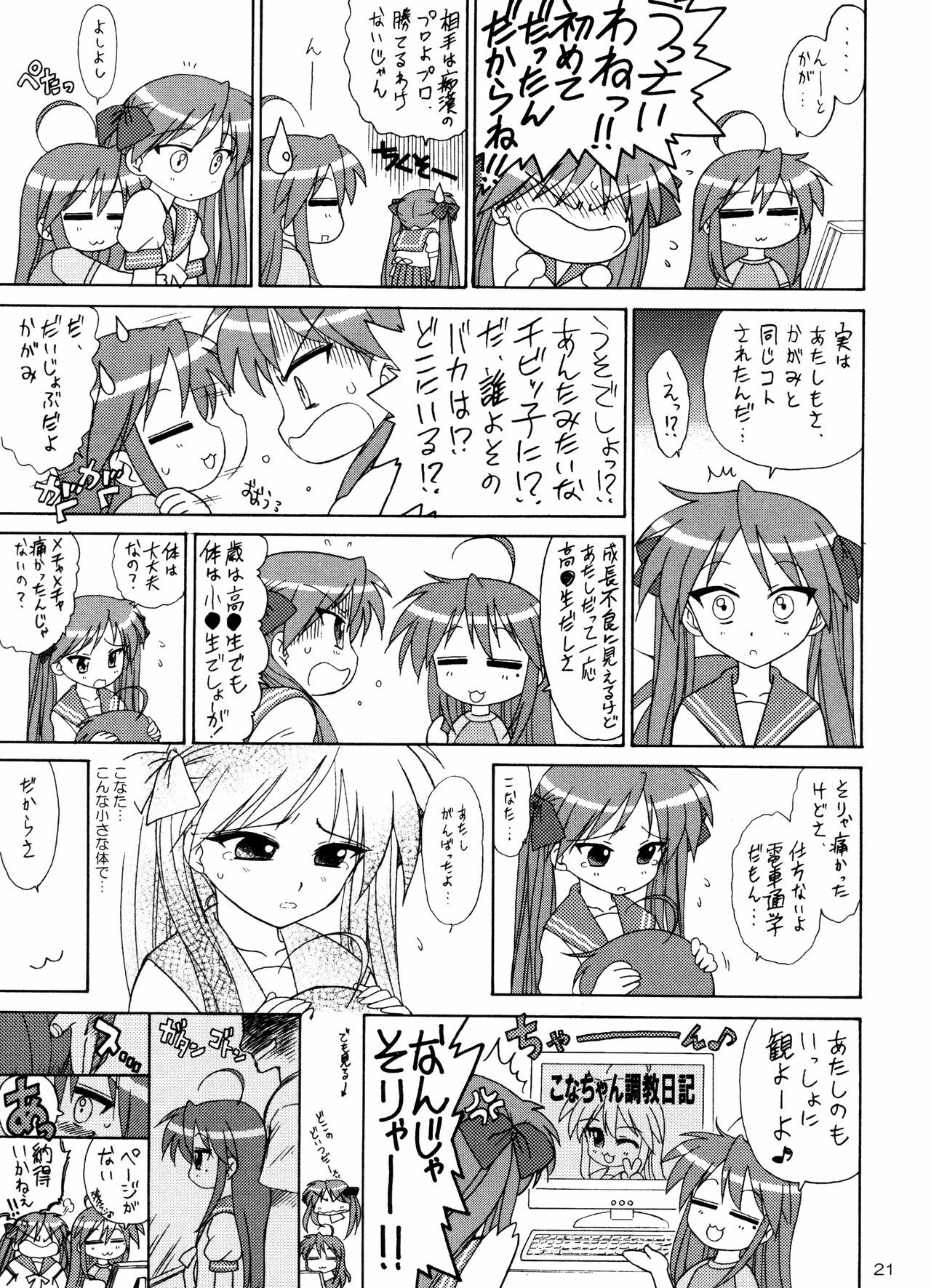 (COMIC1☆2) [BLACK DOG (Kuroinu Juu)] Man in the Mirror (Lucky Star) page 20 full