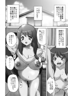 (C77) [MISAKIX MEGAMIX (Misakitou)] SOS!! Double Shussan!! (Suzumiya Haruhi no Yuuutsu) - page 11