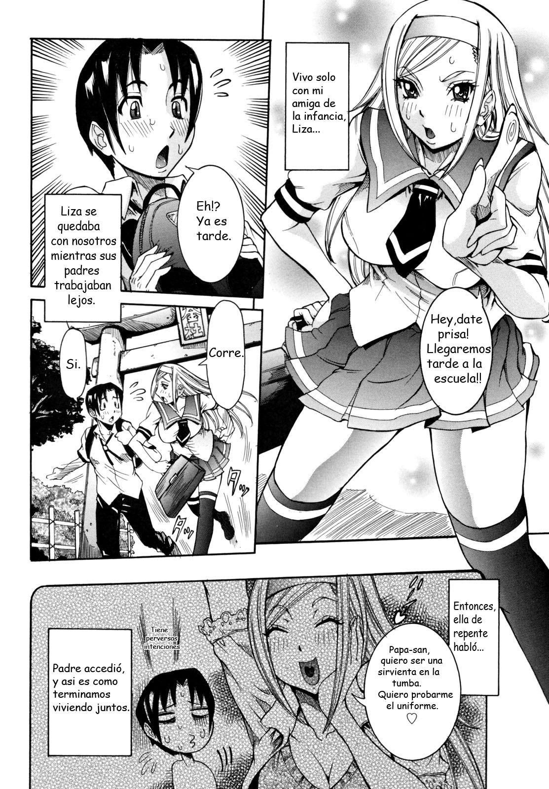 [Nico Pun Nise] Tenshi no Kagai Jugyou [Spanish] [Biblioteca Hentai] page 11 full