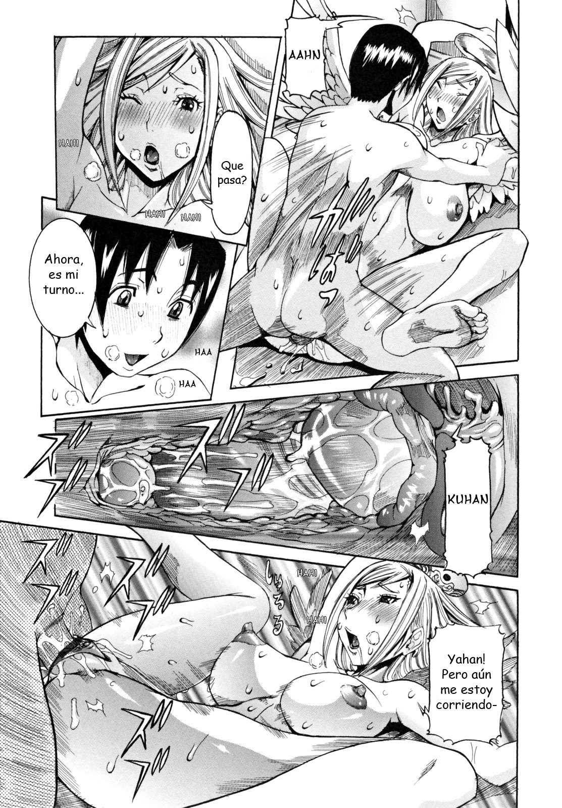 [Nico Pun Nise] Tenshi no Kagai Jugyou [Spanish] [Biblioteca Hentai] page 148 full
