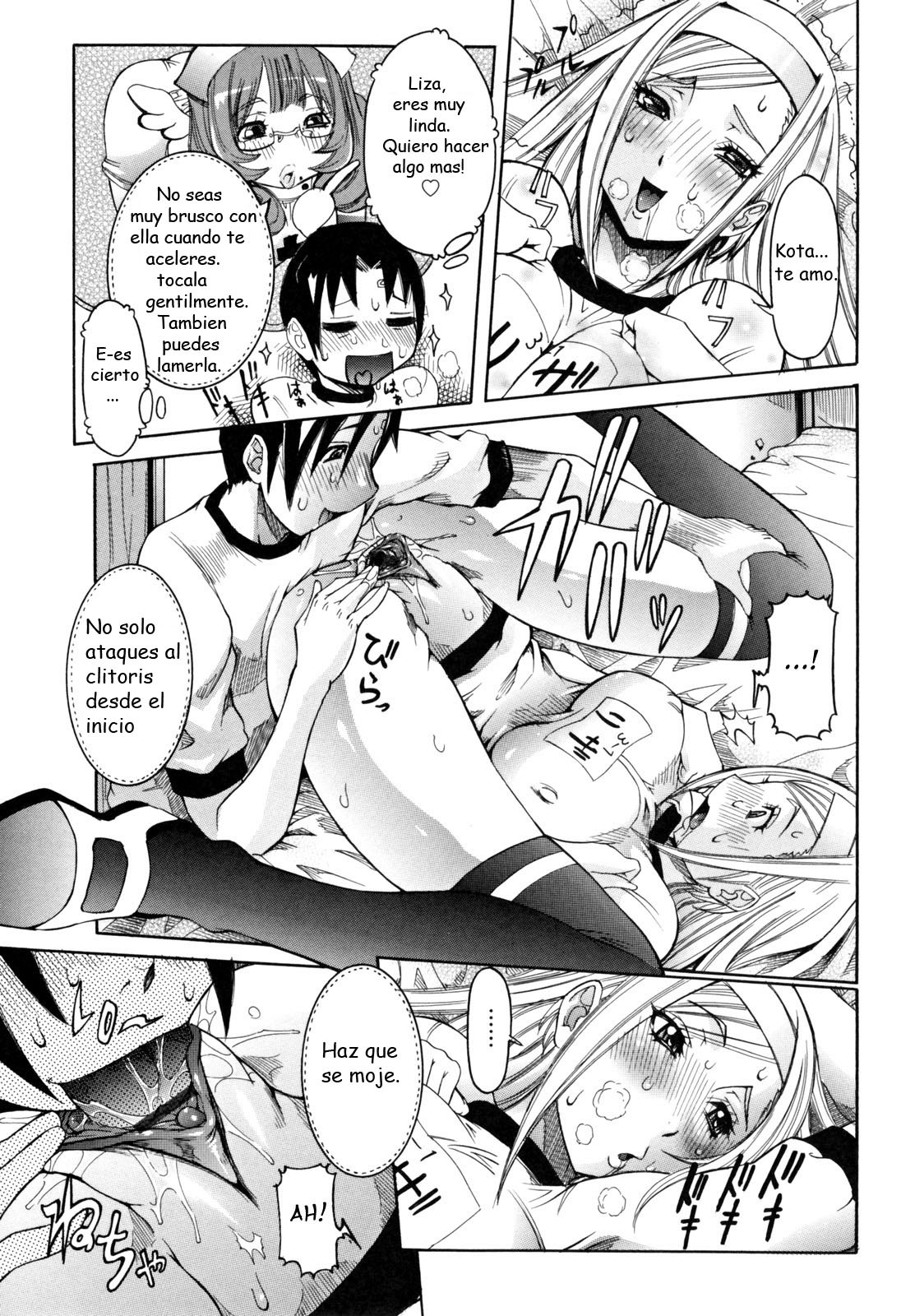 [Nico Pun Nise] Tenshi no Kagai Jugyou [Spanish] [Biblioteca Hentai] page 18 full