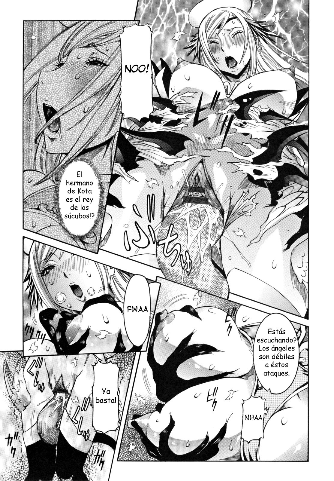 [Nico Pun Nise] Tenshi no Kagai Jugyou [Spanish] [Biblioteca Hentai] page 182 full