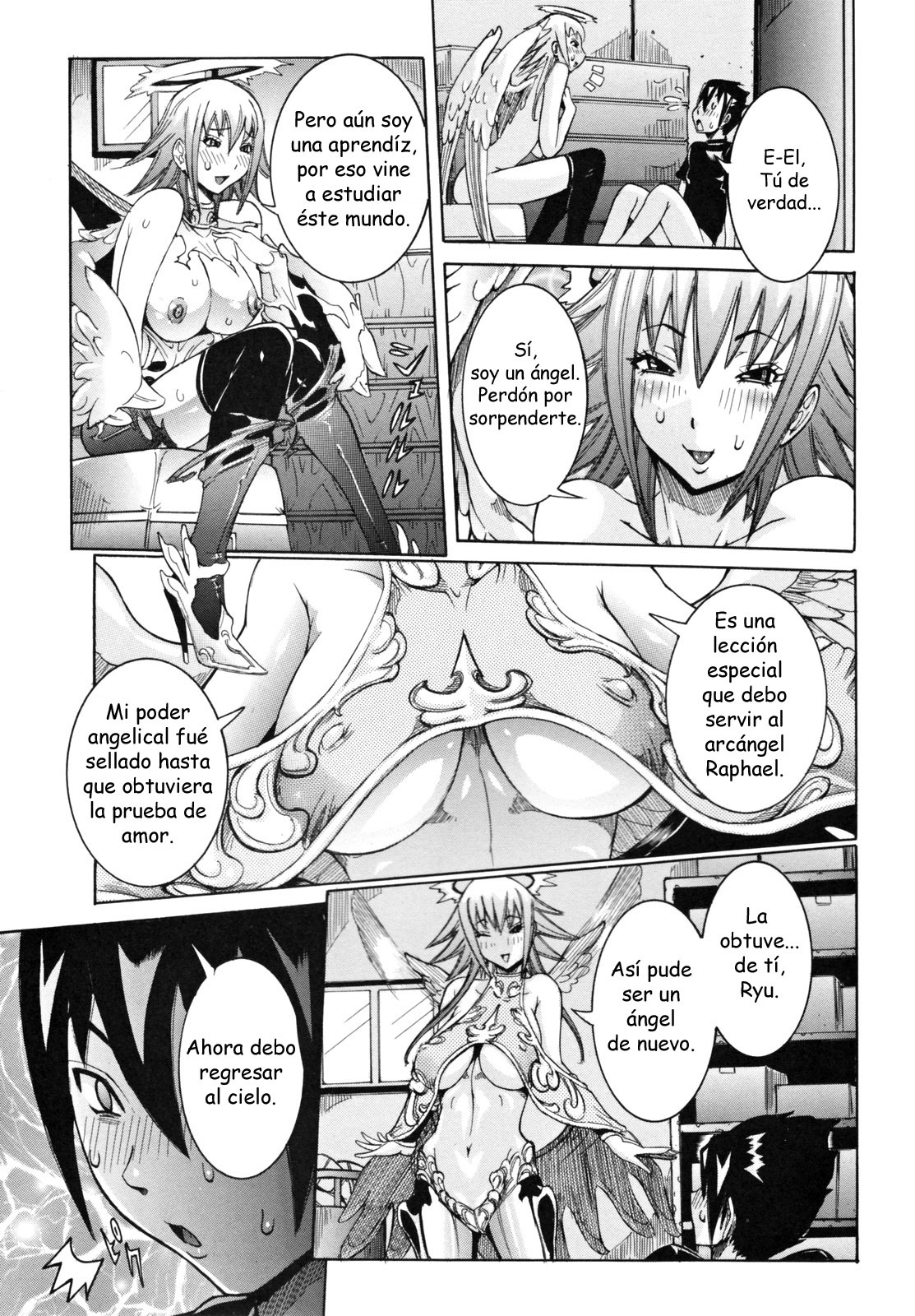 [Nico Pun Nise] Tenshi no Kagai Jugyou [Spanish] [Biblioteca Hentai] page 230 full