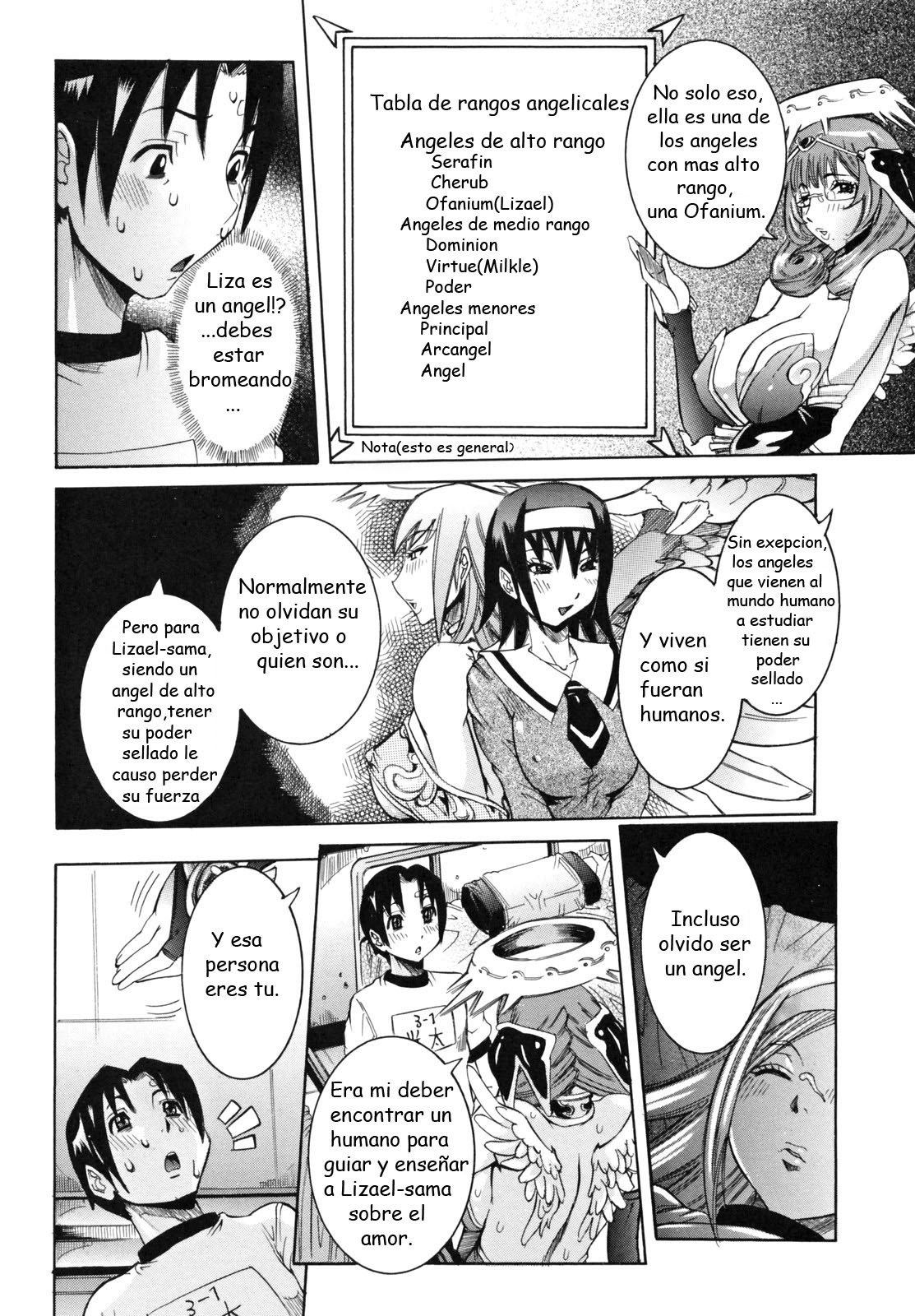 [Nico Pun Nise] Tenshi no Kagai Jugyou [Spanish] [Biblioteca Hentai] page 32 full