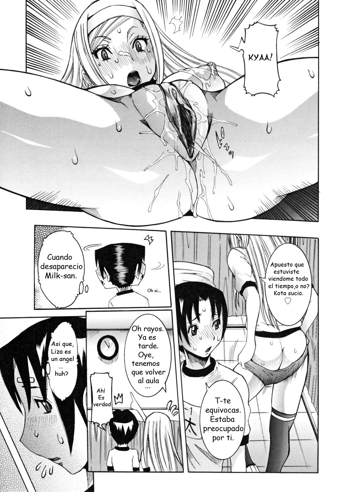 [Nico Pun Nise] Tenshi no Kagai Jugyou [Spanish] [Biblioteca Hentai] page 35 full