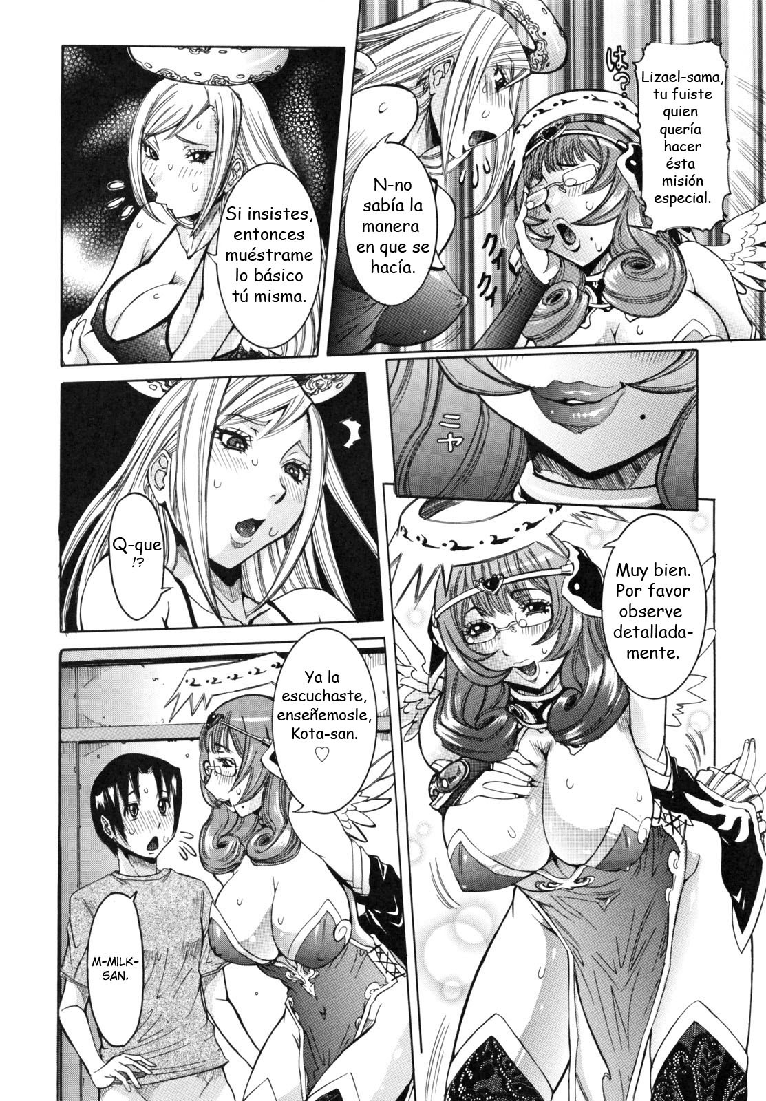 [Nico Pun Nise] Tenshi no Kagai Jugyou [Spanish] [Biblioteca Hentai] page 55 full