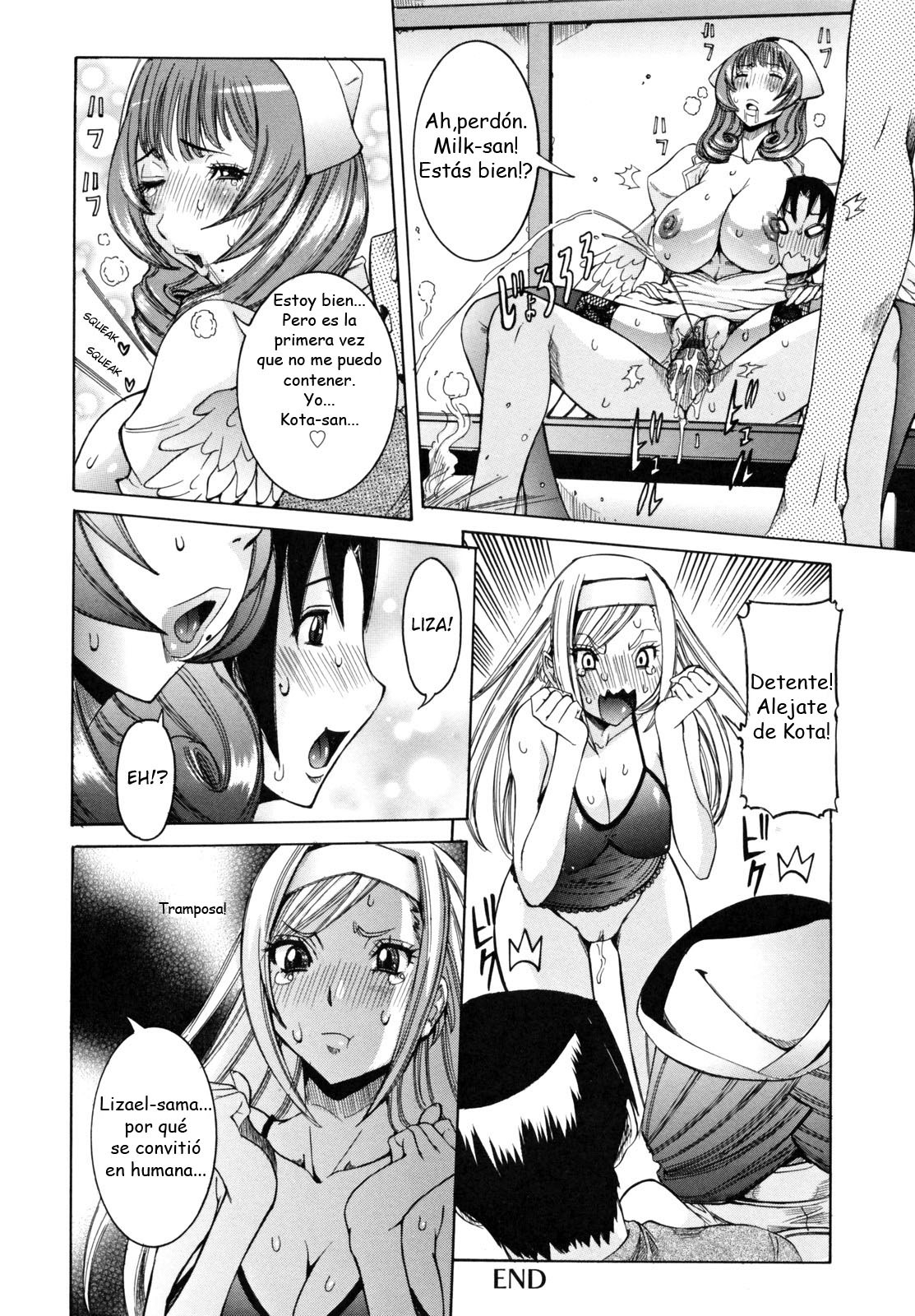 [Nico Pun Nise] Tenshi no Kagai Jugyou [Spanish] [Biblioteca Hentai] page 69 full