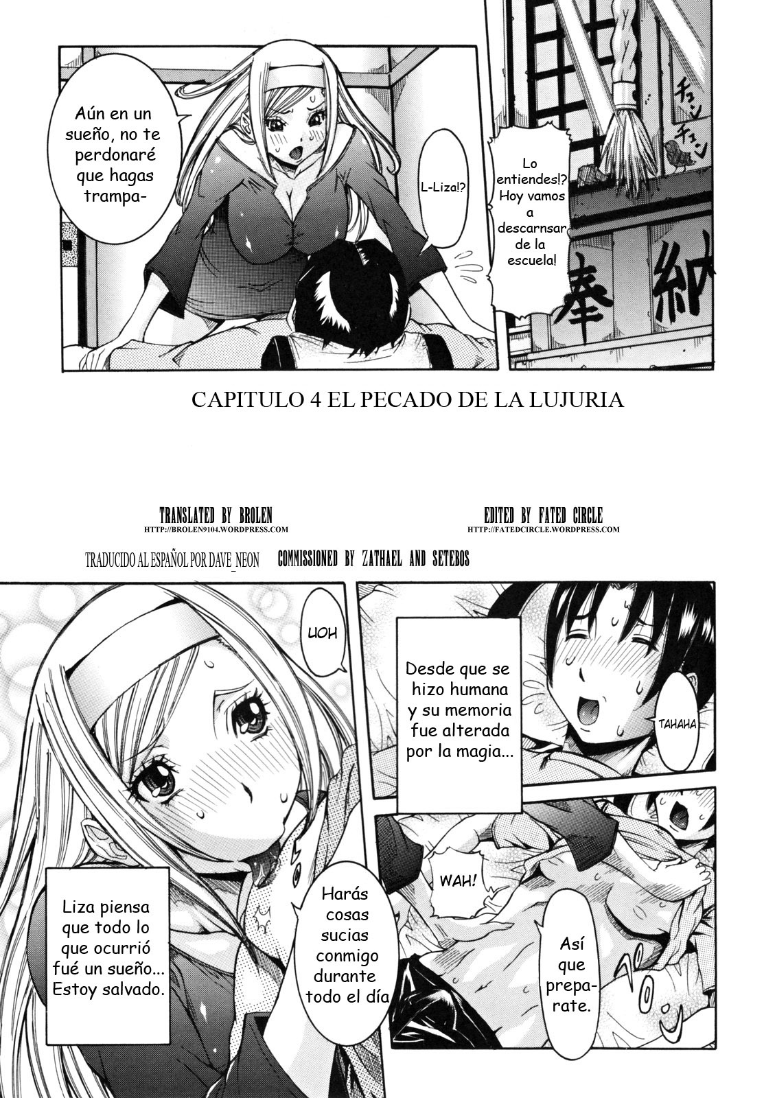 [Nico Pun Nise] Tenshi no Kagai Jugyou [Spanish] [Biblioteca Hentai] page 71 full