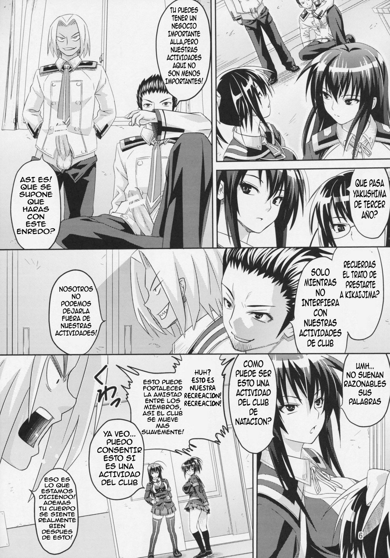 (C77) [Muchi Muchi 7 (Hikami Dan, Sanagi Torajirou)] Kaikei no Oshigoto (Medaka Box) [Spanish] {Kallen-Kozuki} page 8 full