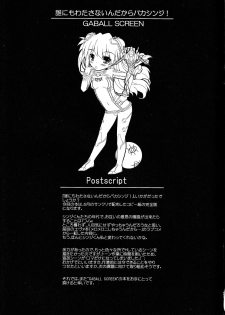 (C78) [Gaball Screen (Yukiusagi)] Dare nimo Watasanai n dakara Baka Shinji! (Neon Genesis Evangelion) - page 25
