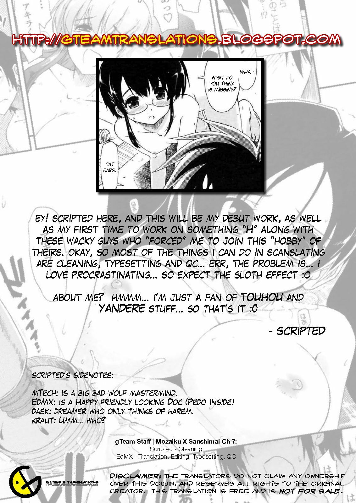 [Kamino Ryu-ya] Mozaiku X Sanshimai Ch7 [ENG] page 17 full