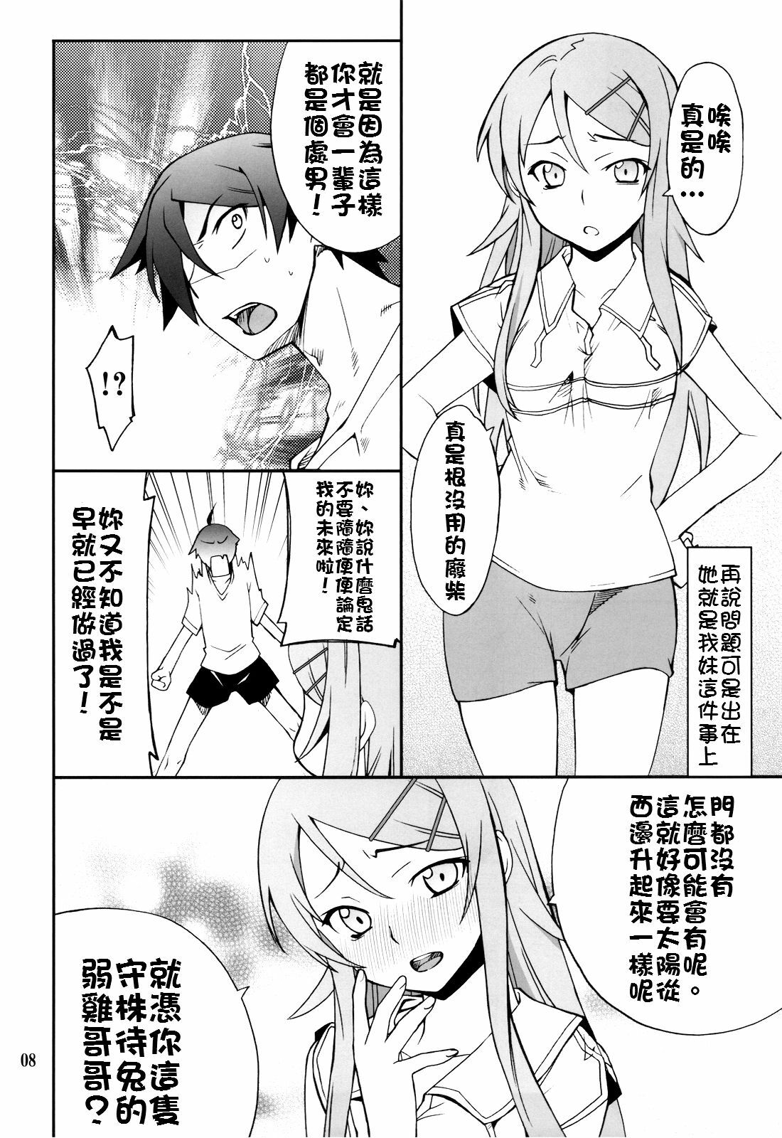 (C78) [P-FOREST (Hozumi Takashi)] Ore x Imouto Kouryaku Daisakusen!! (Ore no Imouto ga Konna ni Kawaii Wake ga Nai) [Chinese] [final個人漢化] page 8 full